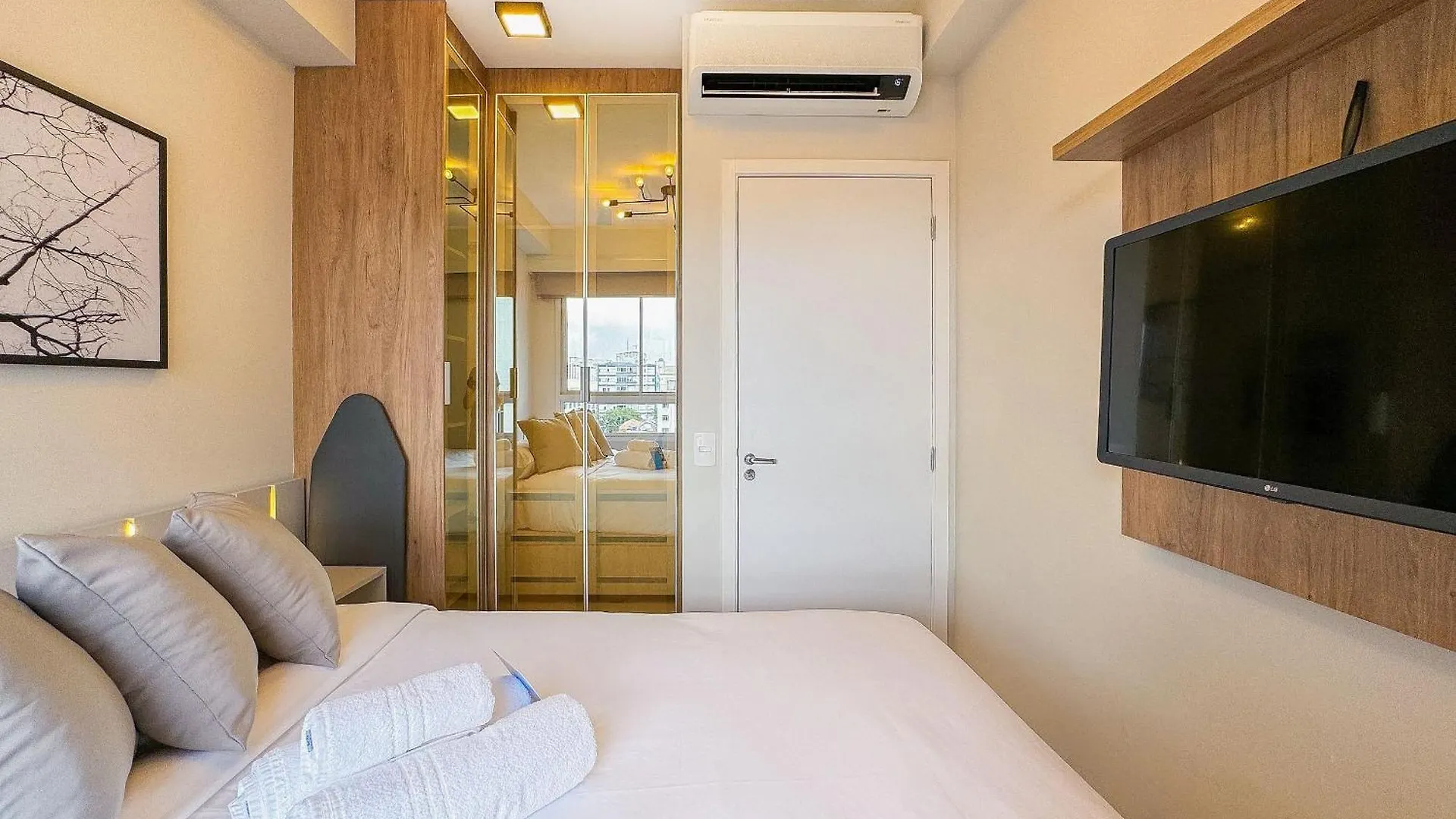 Apto 902 Luxuoso | Piscina, A/C E Wi-Fi 500 Mb Σάο Πάολο