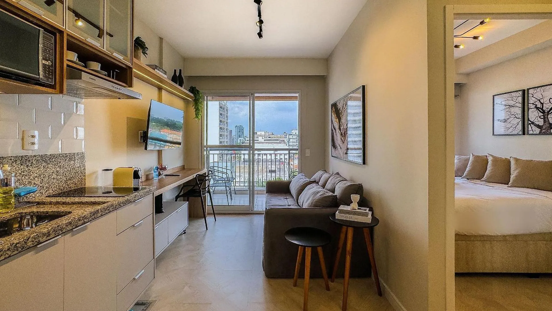 Apto 902 Luxuoso | Piscina, A/C E Wi-Fi 500 Mb Sao Paulo Apartment